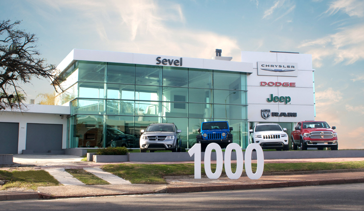 La División Chrysler alcanzó las 1000 unidades