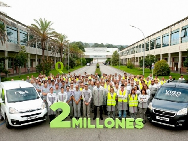 La planta de Vigo alcanza 2 millones de Citroën Berlingo y Peugeot Partner 