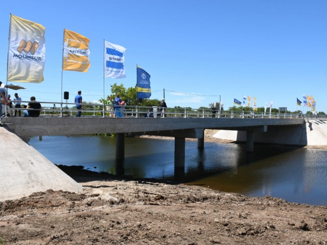 Ruta 81: Se inauguró nuevo puente sobre el Arroyo Solís Grande