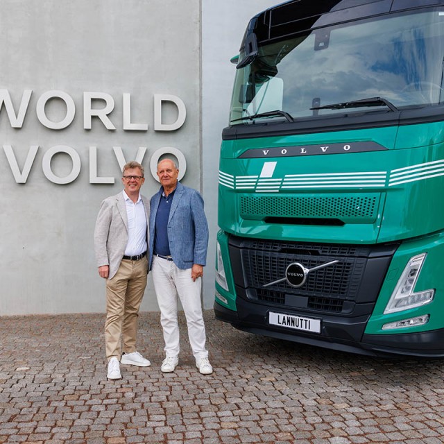 Volvo recibe un importante pedido de 1.500 camiones Volvo FH Aero del transportista italiano Lannutti