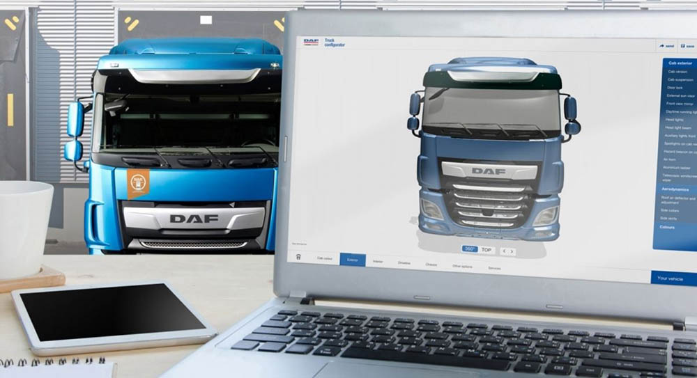 El configurador 3D de DAF Truck nominado a los prestigiosos “Computable Awards 2018”