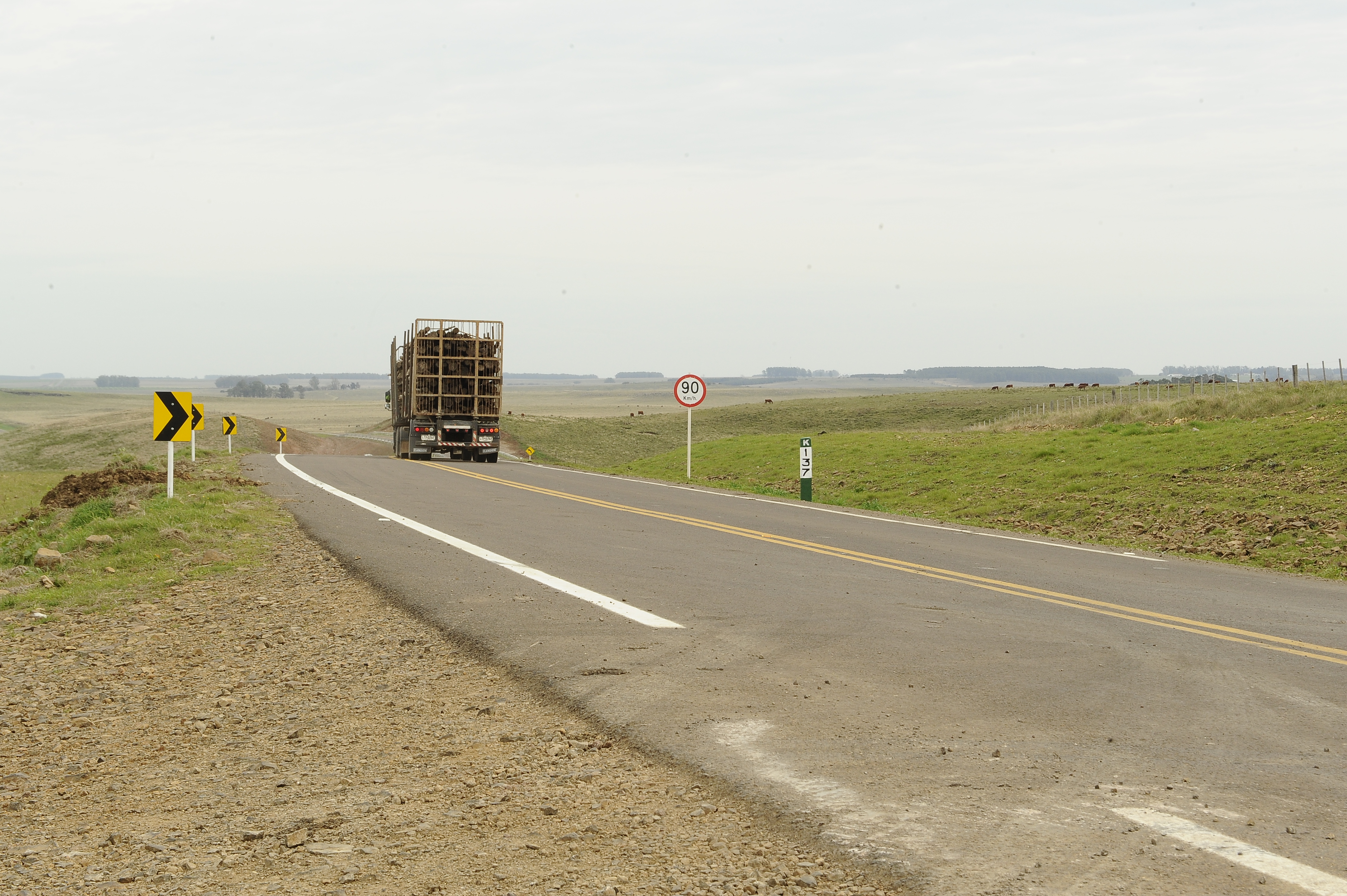 Se inauguraron obras sobre ruta 20 tras inversión de 40.000.000 de dólares